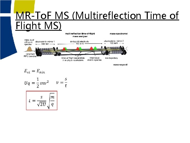 MR-To. F MS (Multireflection Time of Flight MS) 