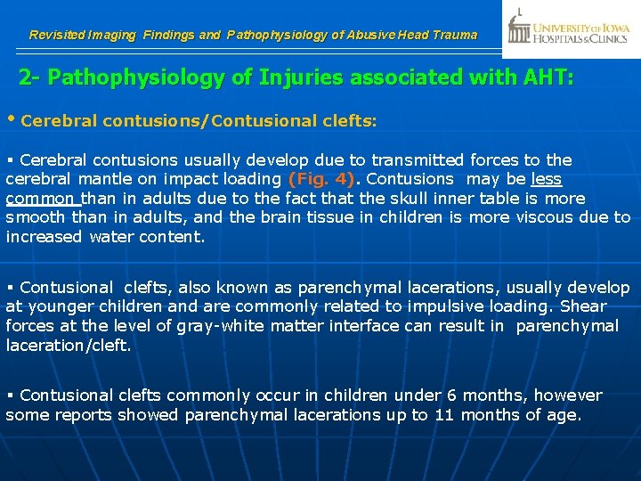 Revisited Imaging Findings and Pathophysiology of Abusive Head Trauma 2 - Pathophysiology of Injuries