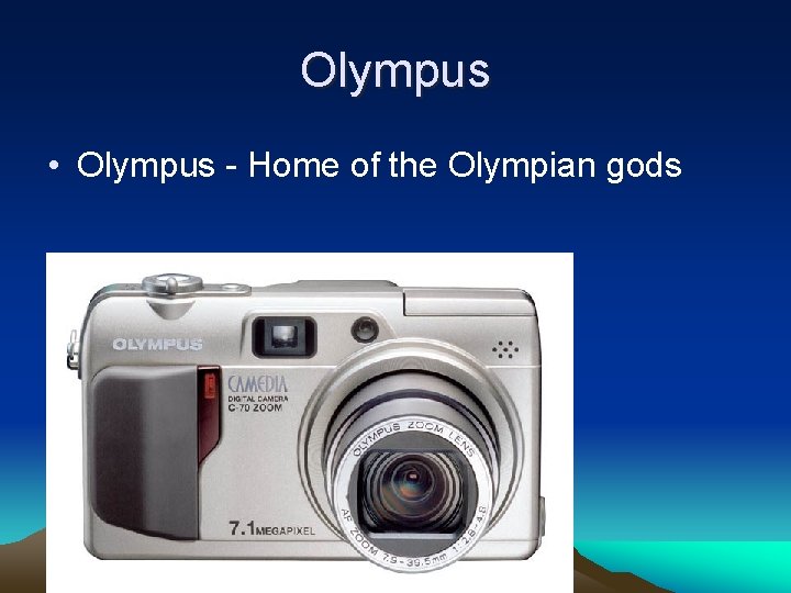 Olympus • Olympus - Home of the Olympian gods 