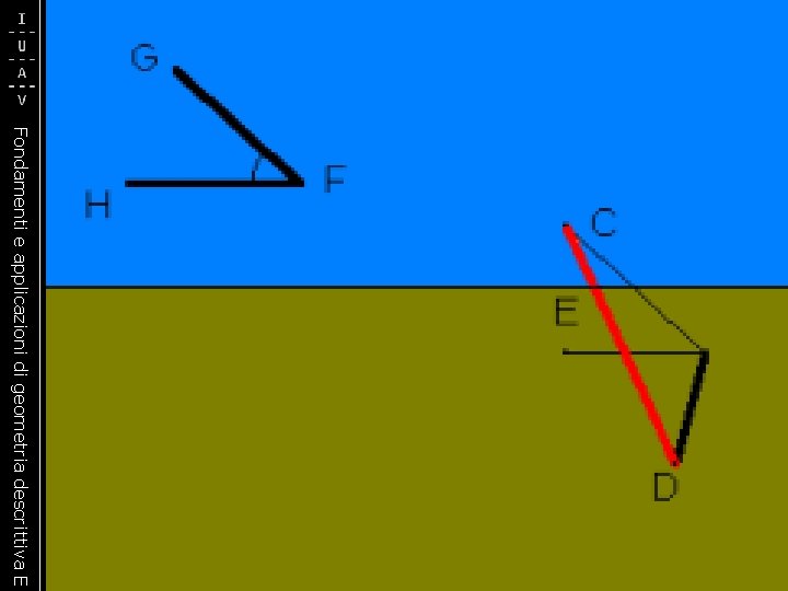 Fondamenti e applicazioni di geometria descrittiva E 