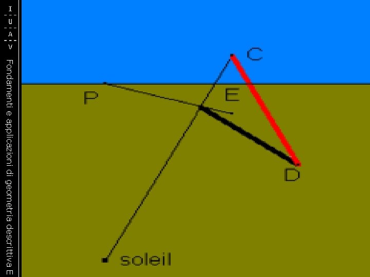 Fondamenti e applicazioni di geometria descrittiva E 