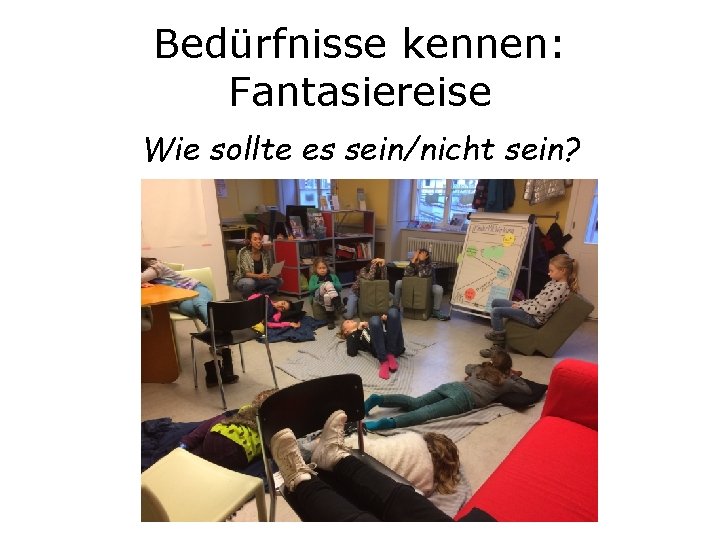 Bedürfnisse kennen: Fantasiereise Wie sollte es sein/nicht sein? 