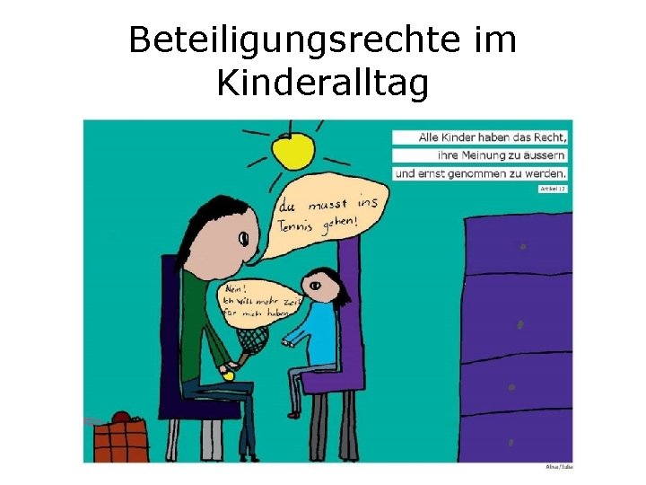 Beteiligungsrechte im Kinderalltag 