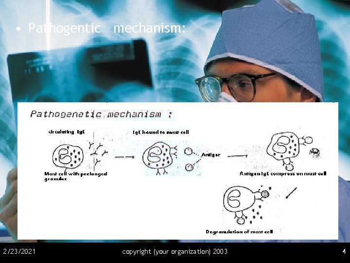  • Pathogentic mechanism: 2/23/2021 copyright (your organization) 2003 4 