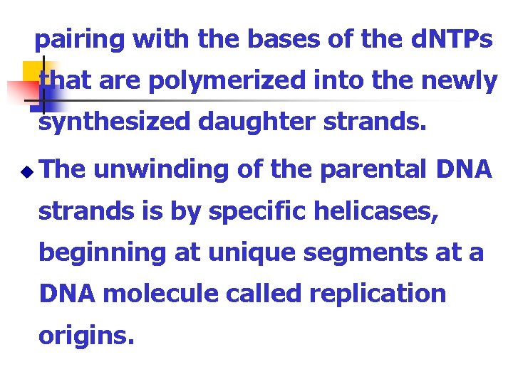 pairing with the bases of the d. NTPs that are polymerized into the newly