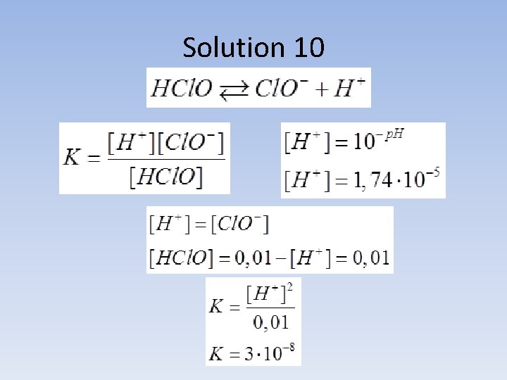 Solution 10 