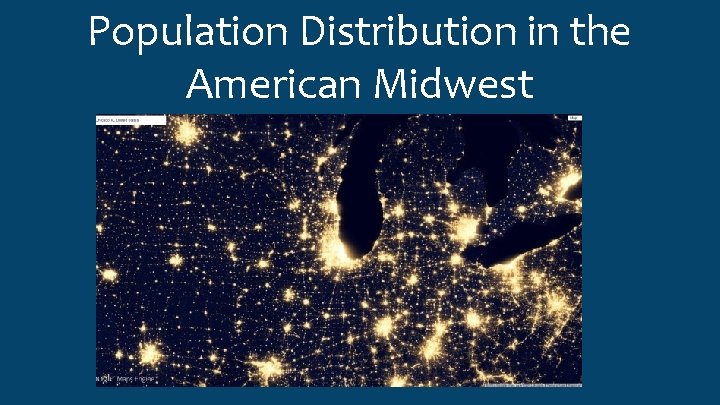 Population Distribution in the American Midwest 