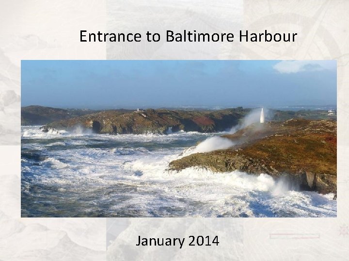 Entrance to Baltimore Harbour January 2014 