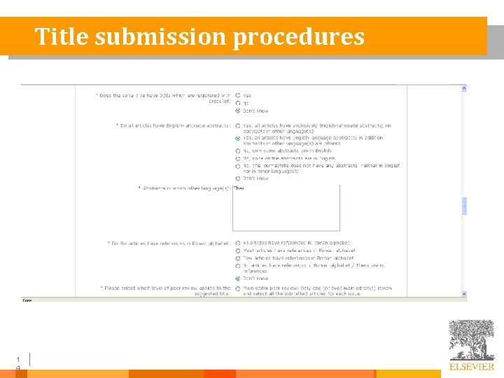 Title submission procedures 1 4 