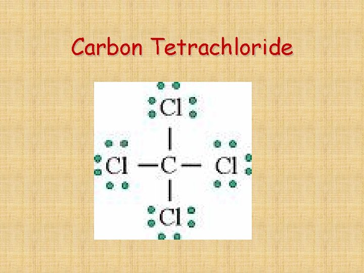 Carbon Tetrachloride 