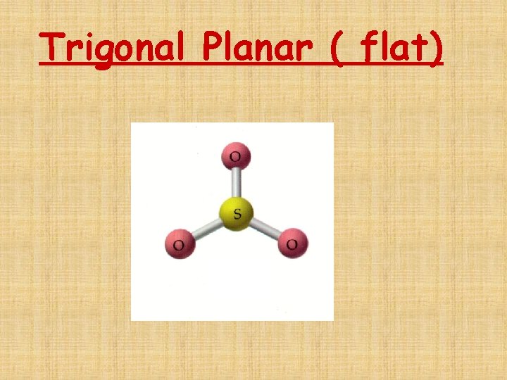 Trigonal Planar ( flat) 