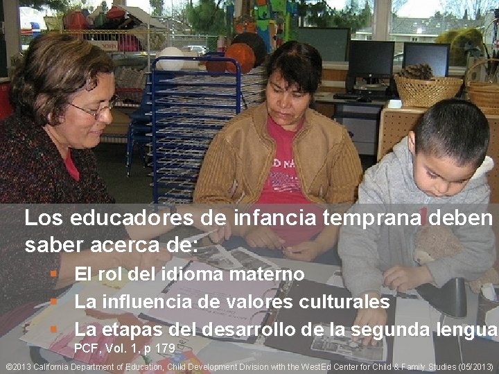 8 ext-10 Educators Need to Know Los educadores de infancia temprana deben saber acerca