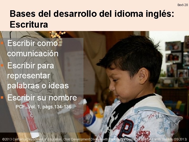 8 ext-28 Bases del desarrollo del idioma inglés: Escritura § Escribir como comunicación §