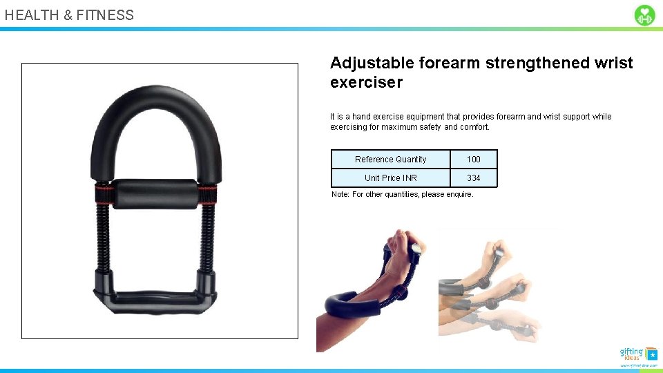 HEALTH & FITNESS Adjustable forearm strengthened wrist exerciser It is a hand exercise equipment