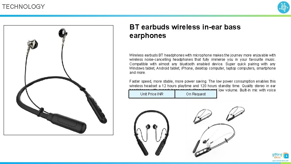 TECHNOLOGY BT earbuds wireless in-ear bass earphones Wireless earbuds BT headphones with microphone makes