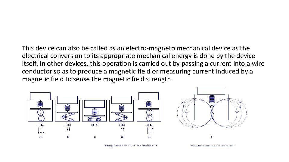 This device can also be called as an electro-magneto mechanical device as the electrical
