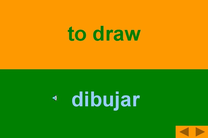 to draw dibujar 