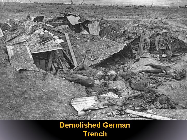 Demolished German Trench 