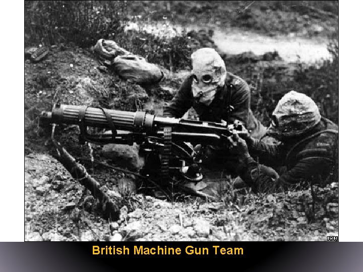 British Machine Gun Team 