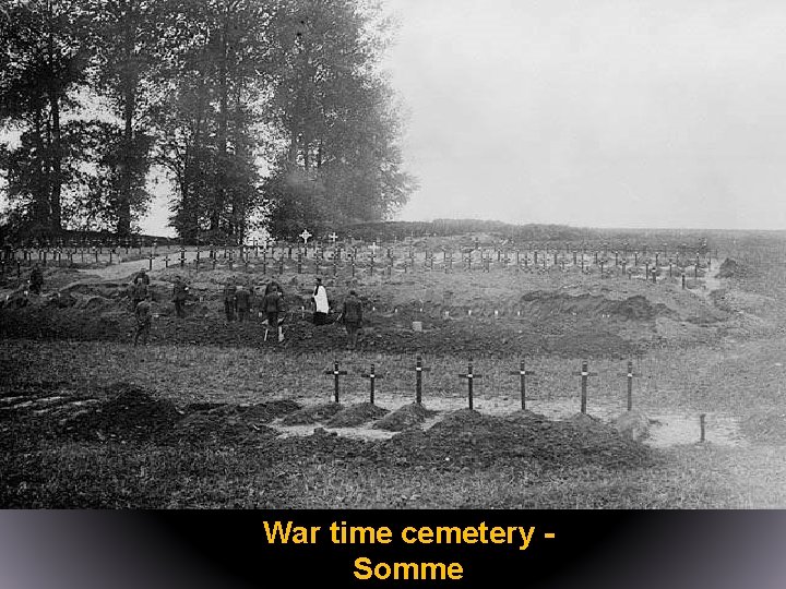 War time cemetery Somme 