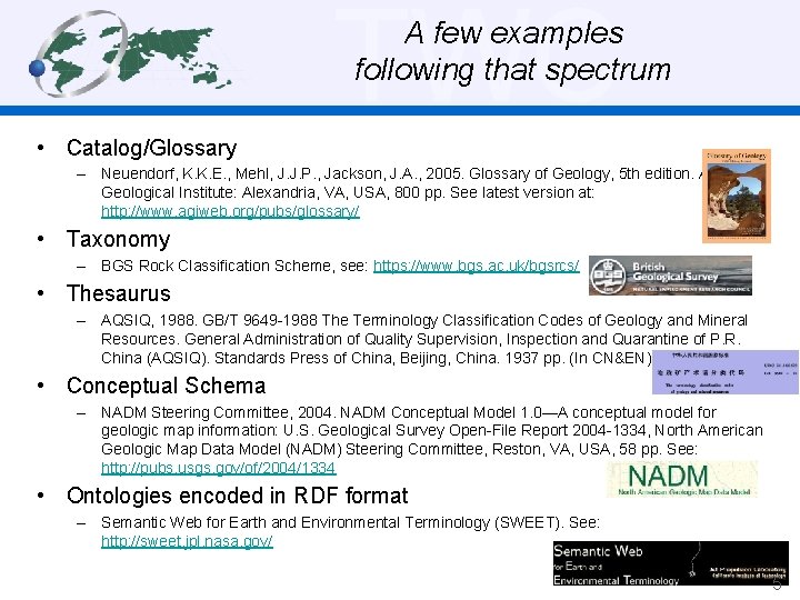 TWC A few examples following that spectrum • Catalog/Glossary – Neuendorf, K. K. E.