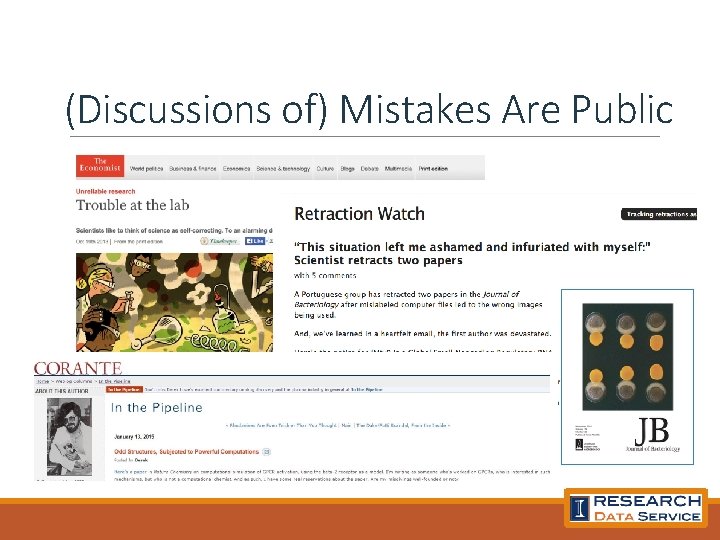 (Discussions of) Mistakes Are Public 