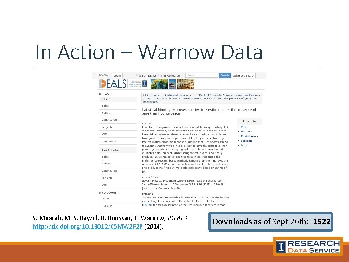 In Action – Warnow Data S. Mirarab, M. S. Bayzid, B. Boussau, T. Warnow,