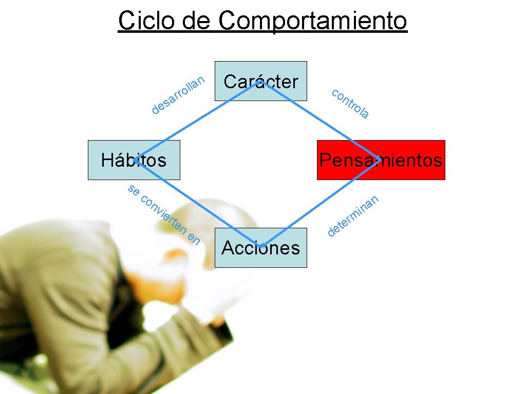 Ciclo de Comportamiento n ar s e d la l o r Carácter Hábitos