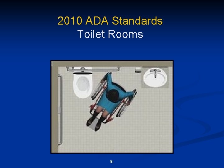 2010 ADA Standards Toilet Rooms 91 