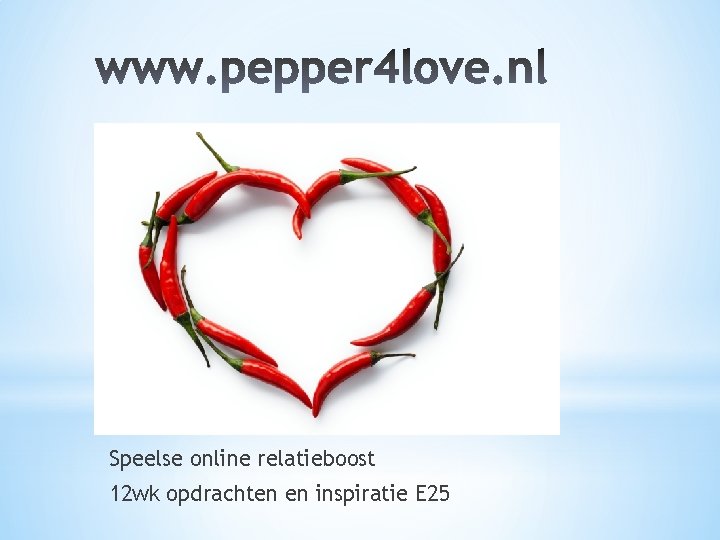 Speelse online relatieboost 12 wk opdrachten en inspiratie E 25 