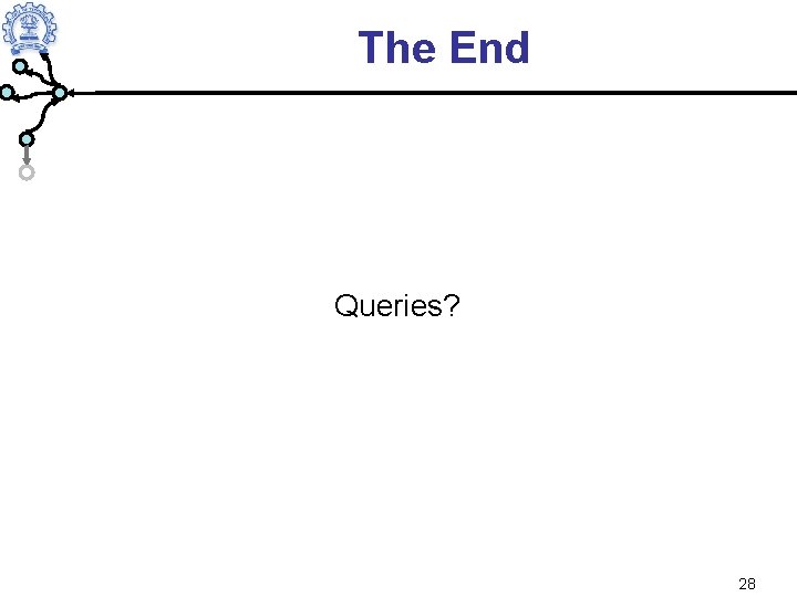 The End Queries? 28 