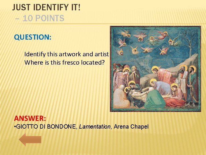 JUST IDENTIFY IT! – 10 POINTS QUESTION: Identify this artwork and artist. Where is