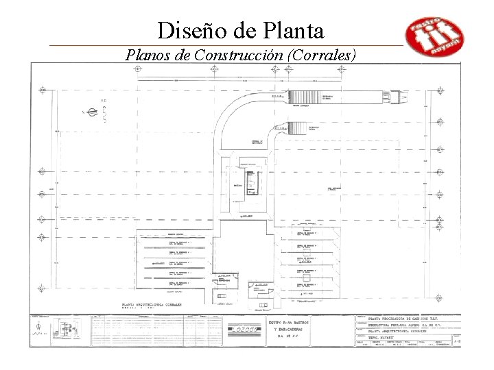 Diseño de Planta Planos de Construcción (Corrales) 