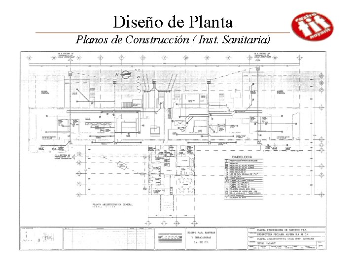 Diseño de Planta Planos de Construcción ( Inst. Sanitaria) 