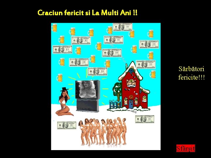 Craciun fericit si La Multi Ani !! Sărbători fericite!!! Sfârşit 