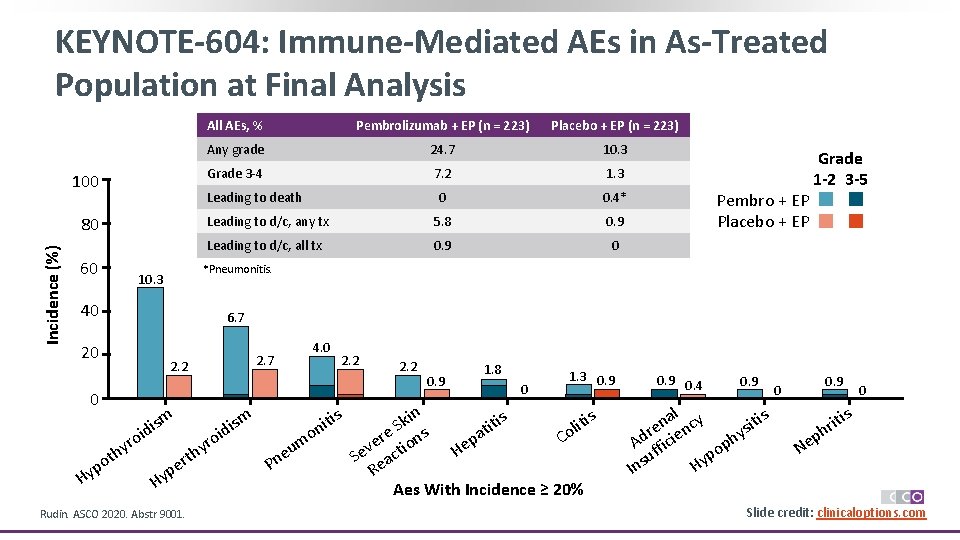 KEYNOTE-604: Immune-Mediated AEs in As-Treated Population at Final Analysis 100 Pembrolizumab + EP (n