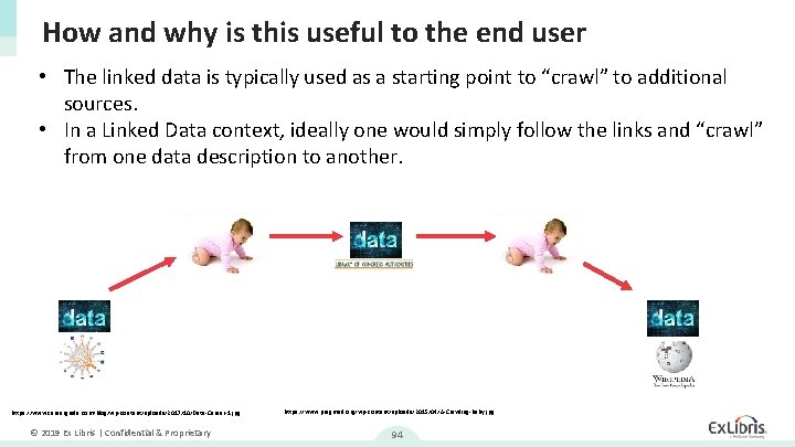 How and why is this useful to the end user • The linked data
