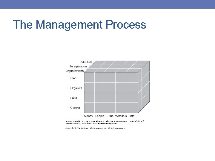 The Management Process 