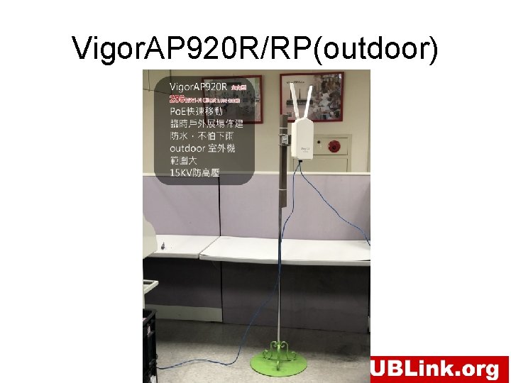 Vigor. AP 920 R/RP(outdoor) 