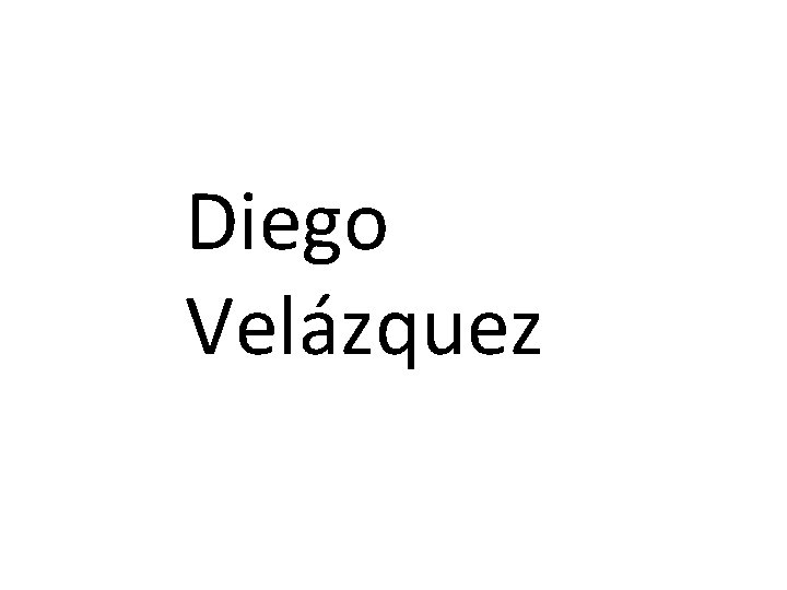 Diego Velázquez 