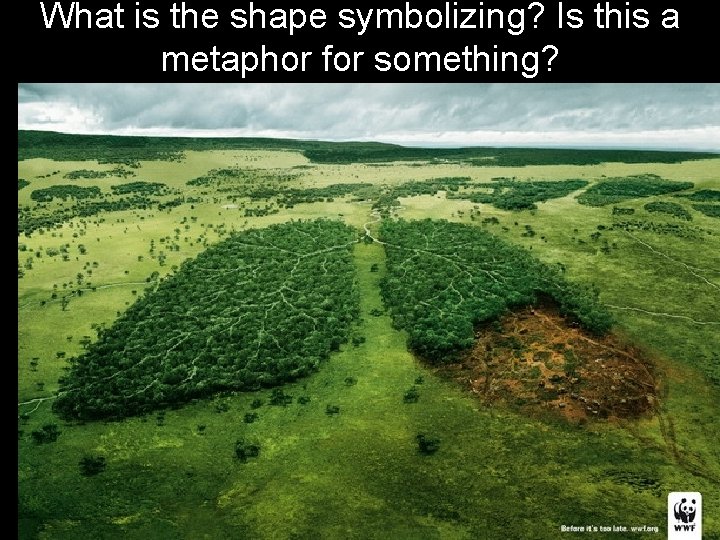 What is the shape symbolizing? Is this a metaphor for something? 