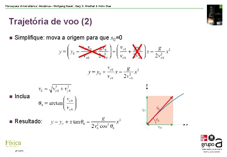 Física para Universitários: Mecânica – Wolfgang Bauer, Gary D. Westfall & Helio Dias Trajetória