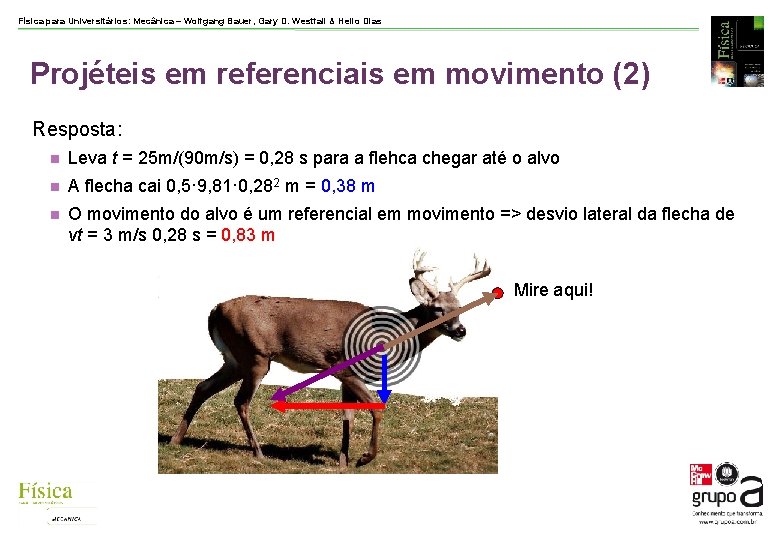 Física para Universitários: Mecânica – Wolfgang Bauer, Gary D. Westfall & Helio Dias Projéteis