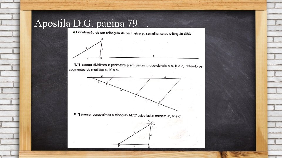 Apostila D. G. página 79. 