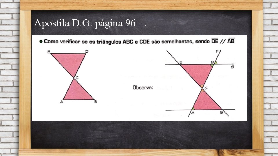 Apostila D. G. página 96. 