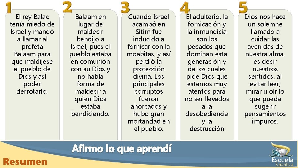 El rey Balac tenía miedo de Israel y mandó a llamar al profeta Balaam