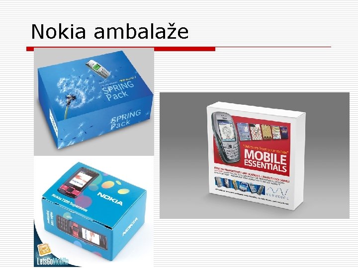 Nokia ambalaže 