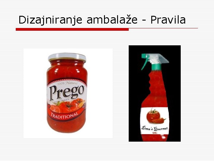 Dizajniranje ambalaže - Pravila 