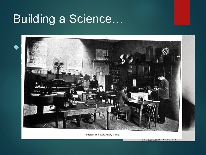 Building a Science… Wilhelm Wundt and Edward Bradford Titchener: Voluntarism and structuralism. They searched