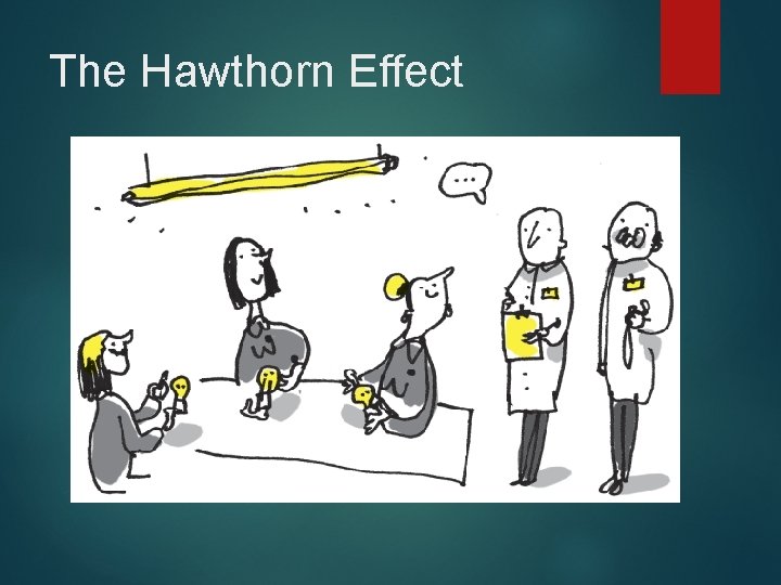 The Hawthorn Effect 